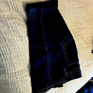 Dark straight leg jeans
